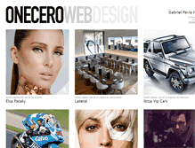 Tablet Screenshot of onecero.com